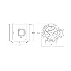 BRY-TURBO-PLS- 6INCH-PLS 2C- TURBO FAN - 3