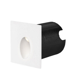 BRY-VECTOR-A-SQR-WHT-2W-3000K-IP65-WALL LIGHT - 1