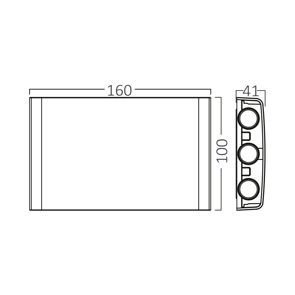 BRY-VECTOR-B-WL-BLC-6x1W-3IN1-IP65-WALL LIGHT - 7