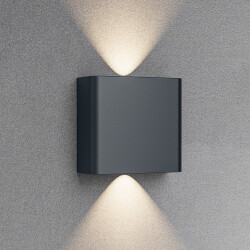 BRY-VECTOR-B-WL-GRY-2x1W-3IN1-IP65-WALL LIGHT - 2