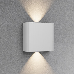 BRY-VECTOR-B-WL-WHT-2x1W-3IN1-IP65-WALL LIGHT - 2