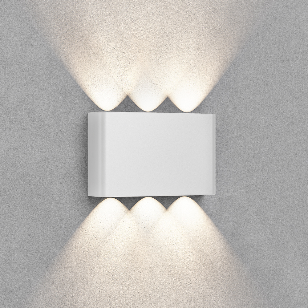 BRY-VECTOR-B-WL-WHT-6x1W-3IN1-IP65-WALL LIGHT - 2