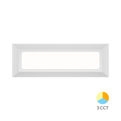 BRY-VEKTA-B-RCT-WHT-3W-3IN1-IP65-WALL LIGHT - 1