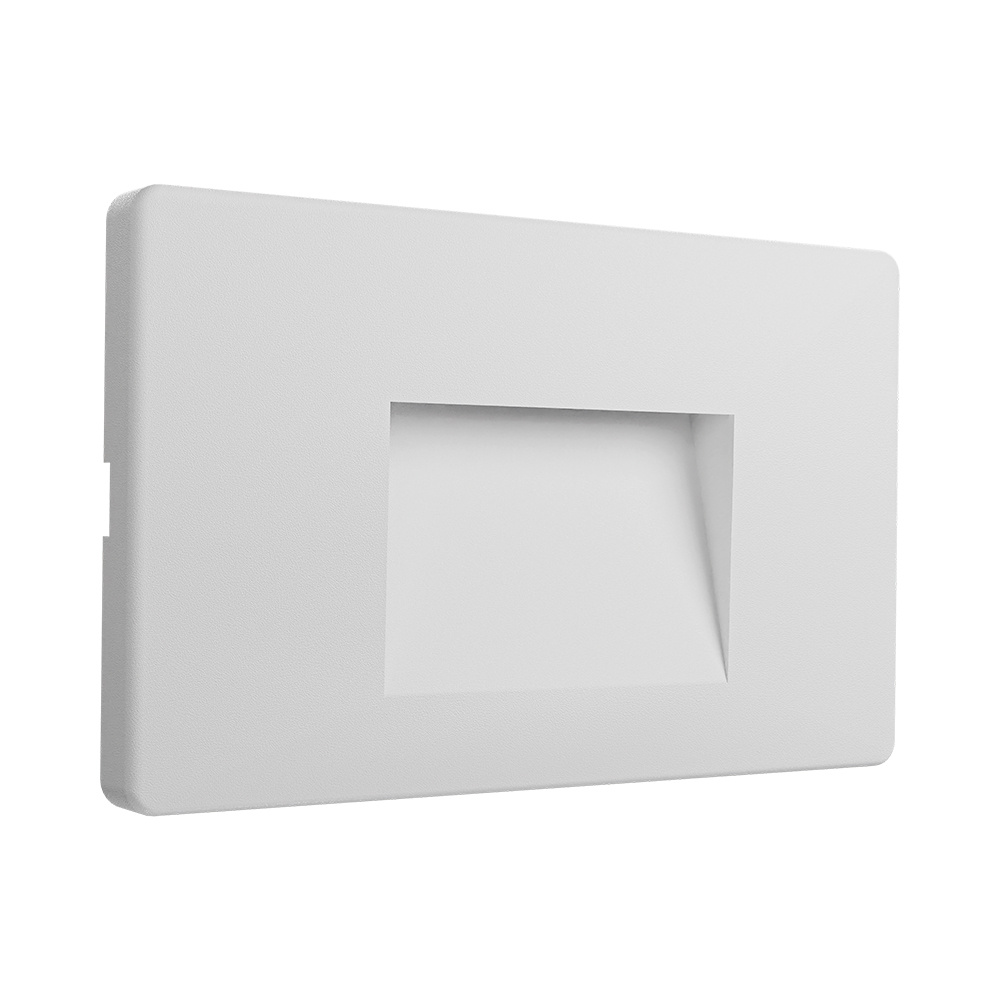 BRY-VEKTA-B-SQR-WHT-3W-3000K-IP65-WALL LIGHT - 4