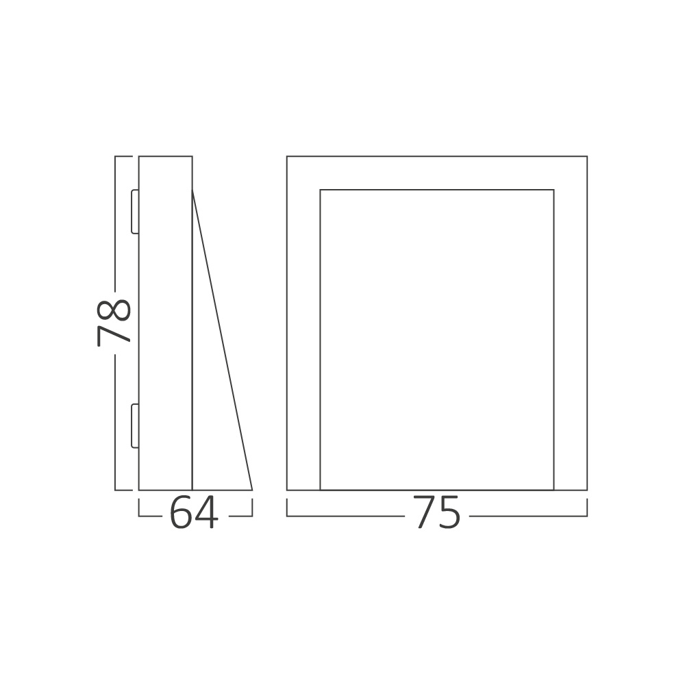 BRY-VEKTA-C-WL.1-GRY-1x6W-3IN1-IP65-WALL LIGHT - 6