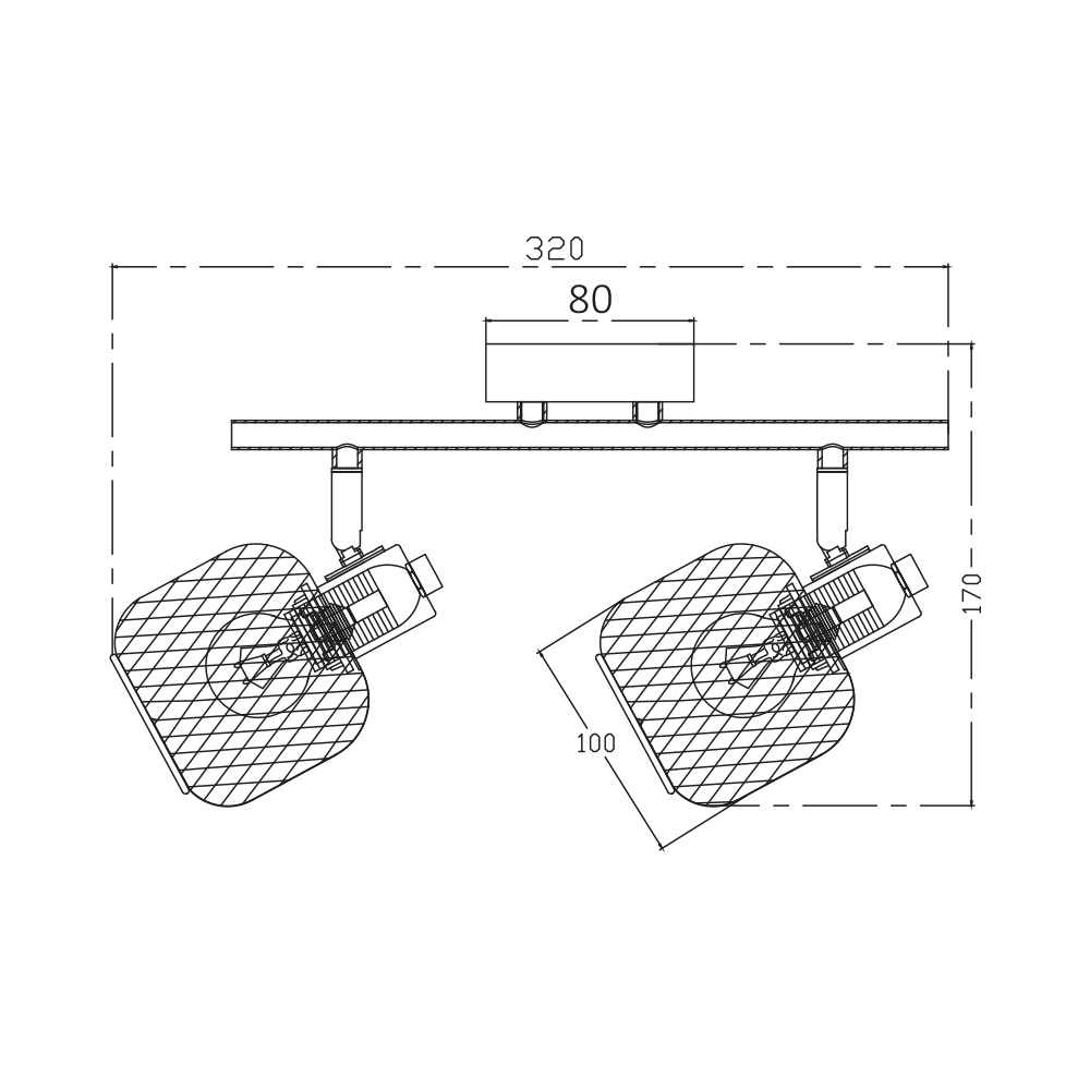 BRY-W001C-2H-2xE14-WDN-CEILING LIGHT - 4