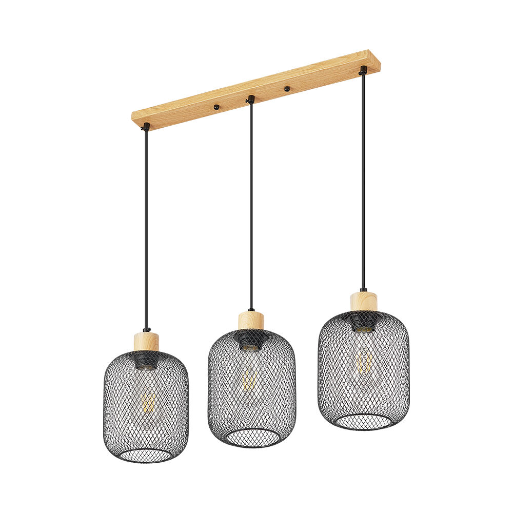 BRY-W001S-3H-3xE27-WDN-PENDANT LIGHT - 3