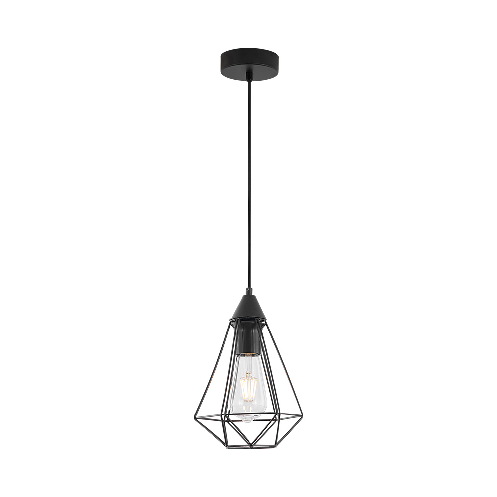 BRY-W003R-1H-1xE27-BLC-PENDANT LIGHT - 1