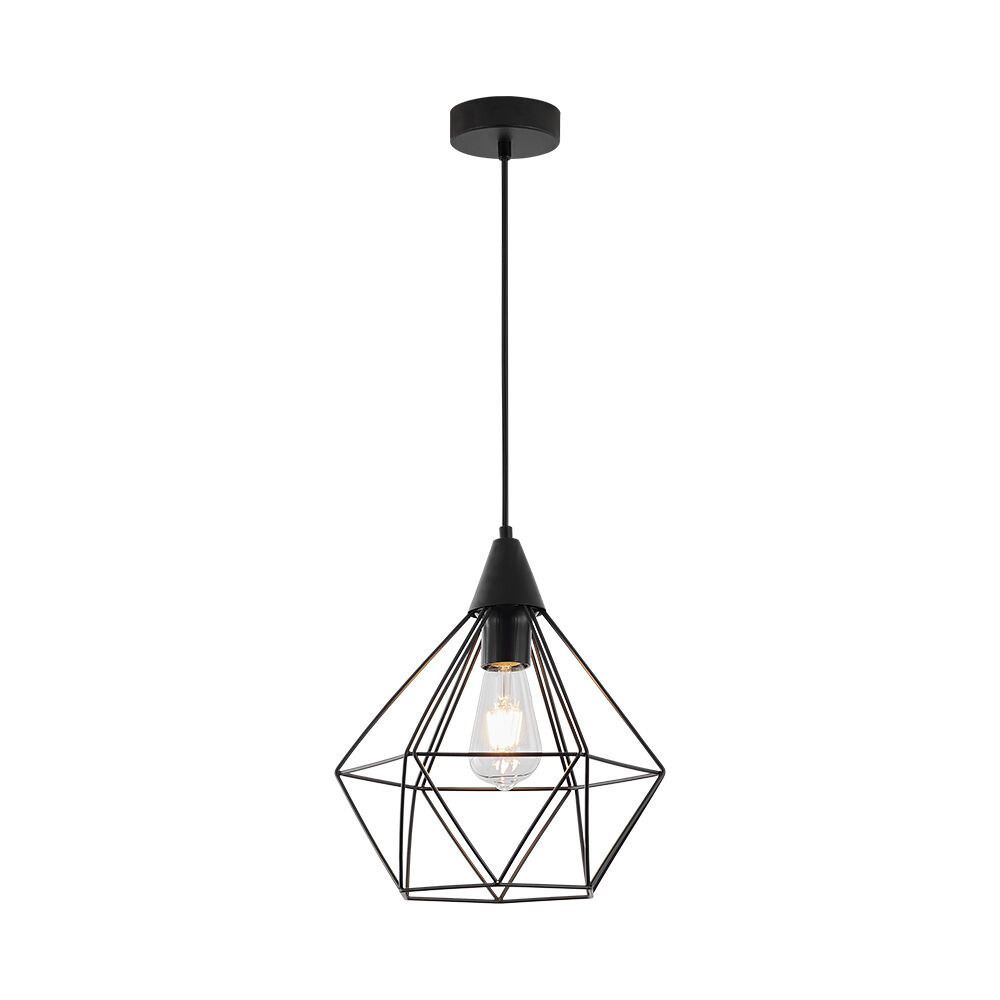 BRY-W003R-1H-1xE27-BLC-PENDANT LIGHT - 1