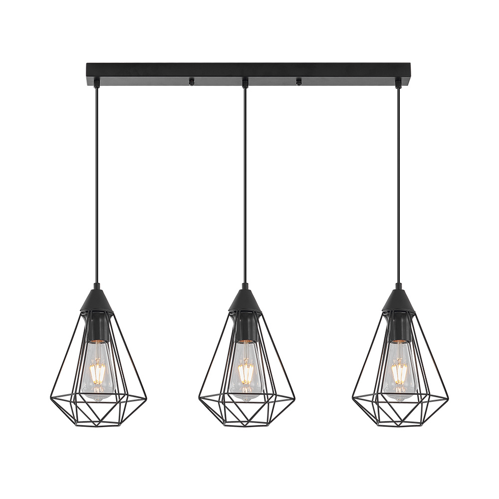 BRY-W003S-3H-3xE27-BLC-PENDANT LIGHT - 1