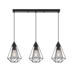 BRY-W003S-3H-3xE27-BLC-PENDANT LIGHT - 1