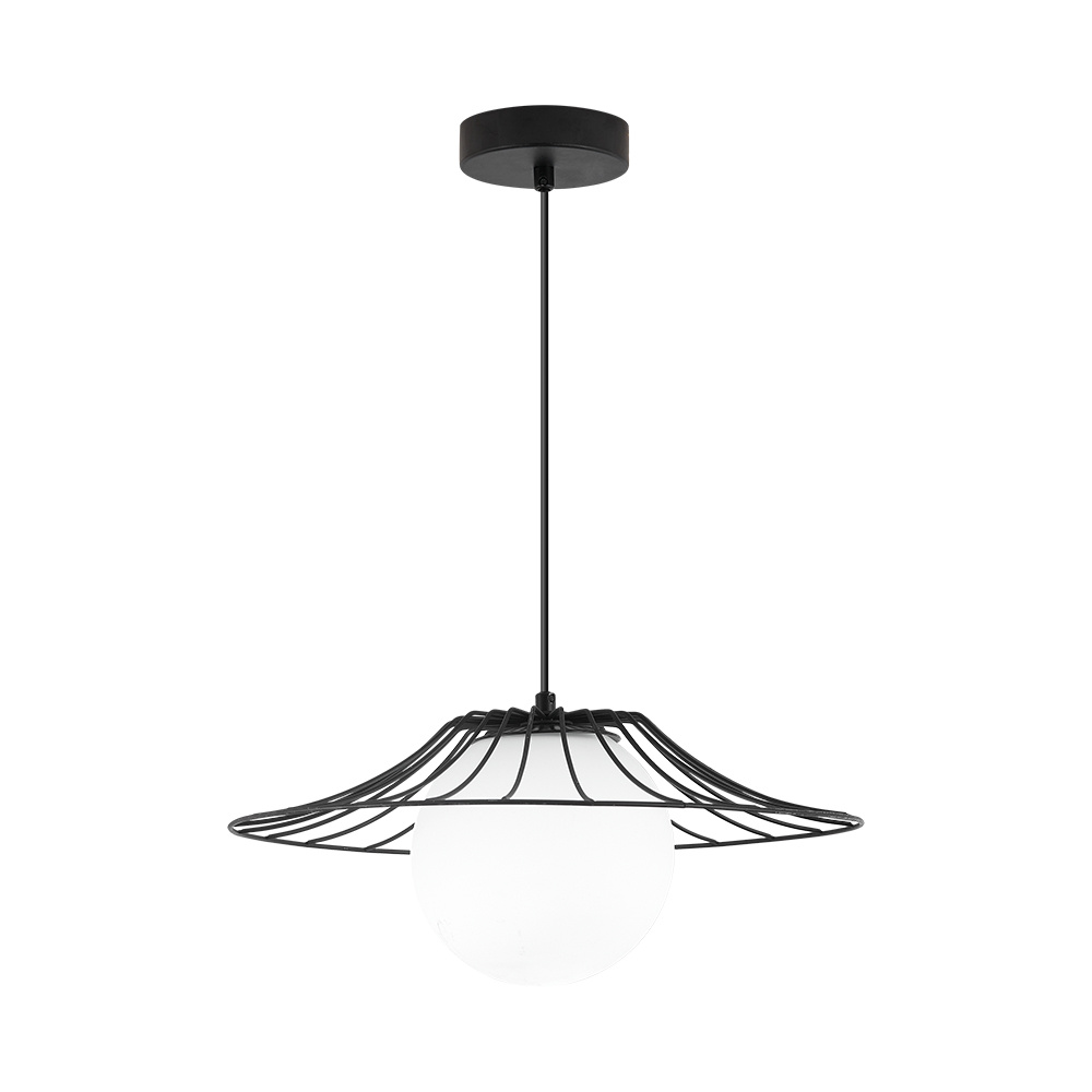 BRY-W004R-1H-1xE27-BLC-PENDANT LIGHT - 1