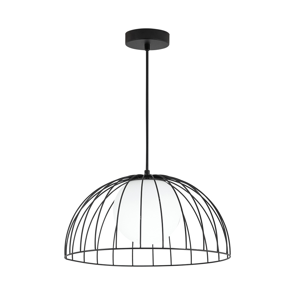 BRY-W004R-1H-1xE27-BLC-PENDANT LIGHT - 1