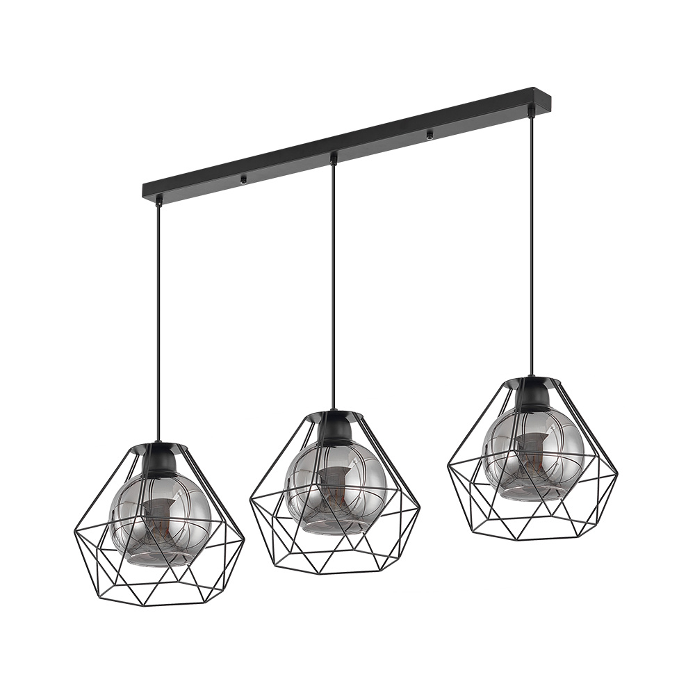 BRY-W004S-3H-3xE27-BLC-PENDANT LIGHT - 3