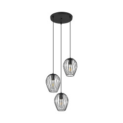 BRY-W005R-3H-3xE27-BLC-PENDANT LIGHT - 3