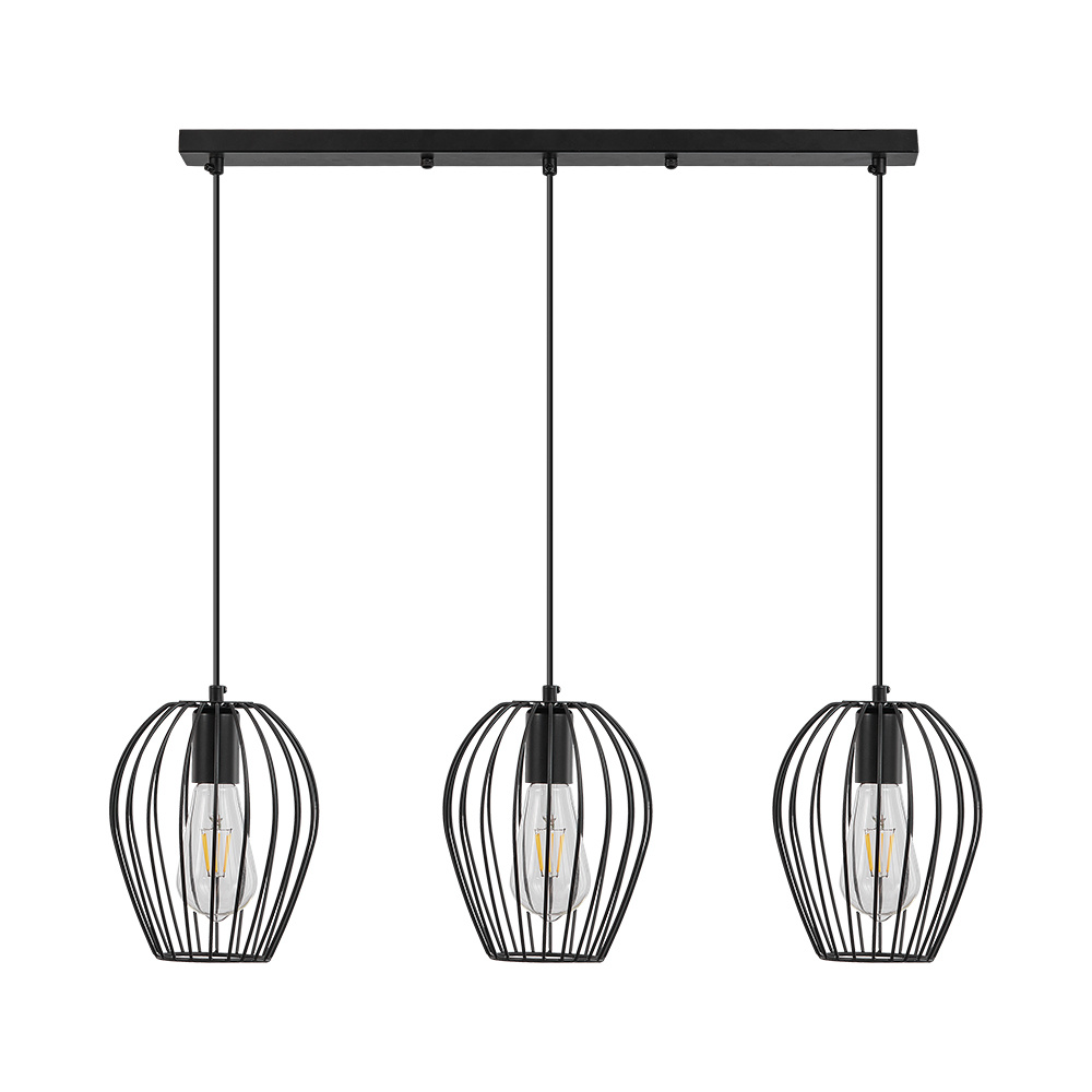 BRY-W005S-3H-3xE27-BLC-PENDANT LIGHT - 3