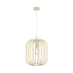 BRY-W007R-1H-1xE27-BEJ-PENDANT LIGHT - 1