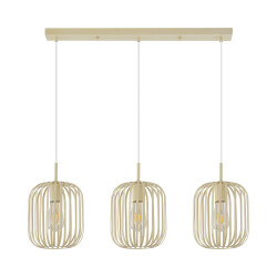 BRY-W007S-3H-3xE27-BEJ-PENDANT LIGHT - 3