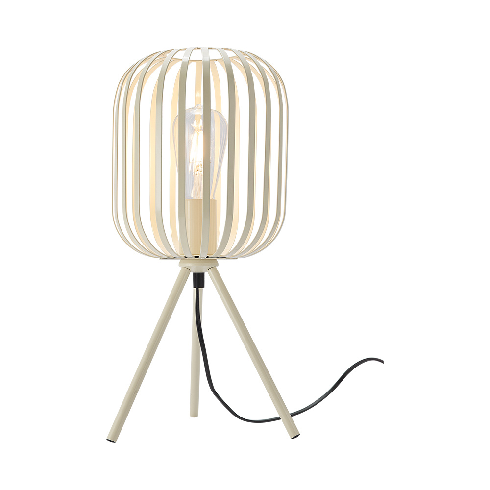 BRY-W007T-1H-1xE27-BEJ-TABLE LAMP - 1