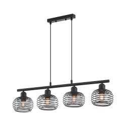 BRY-W008S-4H-4xE27-BLC-PENDANT LIGHT - 1