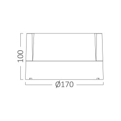 BRY-WALLS-G1-RND-BLC-15W-3000K-IP65-WALL LIGHT - 6