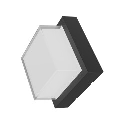 BRY-WALLS-G2-SQR-BLC-15W-3000K-IP65-WALL LIGHT - 1